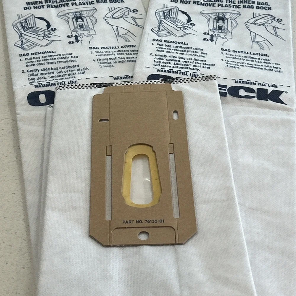 Oreck Lot Of (4)Vacuum Bags/2 Belts/ 2 Air Purifier Filters And VariedScent Tabs
